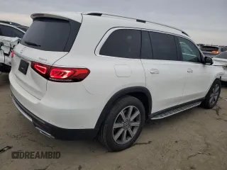 2020 Mercedes-Benz GLS 450 with VIN 4JGFF5KE0LA258527, listed as a Copart auction lot 44766285 with 51,808 mi miles and Salvage Title. Bid and sale history available at DreamBid. Image 3.