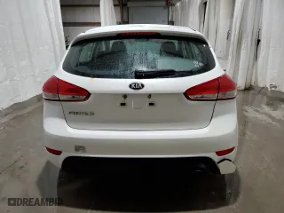 2016 Kia Forte 5-Door LX with VIN KNAFK5A8XG5525566, listed as a Copart auction lot 53115565 with 39,446 mi miles and Salvage Title. Bid and sale history available at carsss.com. Image 6.