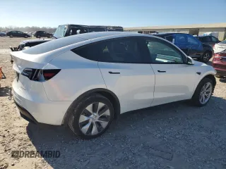 2022 Tesla Model Y Long Range z VIN 7SAYGDEE0NF339363, wystawiony jako Copart lot #44604015 z przebiegiem 48 002 mil mil oraz Szkody całkowita. Historia ofert i sprzedaży dostępna na DreamBid. Obrazek 3.