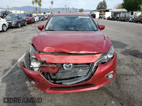 2015 Mazda 3 i Touring with VIN 3MZBM1L75FM146585, listed as a Copart auction lot 46838765 with 111,048 mi miles and Salvage Title. Bid and sale history available at carsss.com. Image 5.