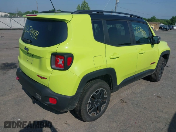 2017 Jeep Renegade Trailhawk z VIN ZACCJBCB0HPF27223, wystawiony jako IAAI lot #42279998 z przebiegiem 166 836 mil mil oraz . Historia ofert i sprzedaży dostępna na DreamBid. Obrazek 4.