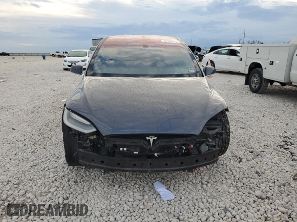 2016 Tesla Model X 70D with VIN 5YJXCAE22GF002253, listed as a Copart auction lot 50700425 with 153,258 mi miles and Salvage Title. Bid and sale history available at carsss.com. Image 5.