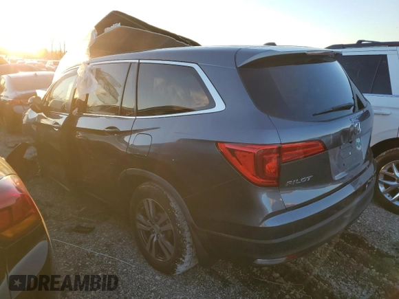 2017 Honda Pilot EX with VIN 5FNYF6H30HB081629, listed as a Copart auction lot 83344684 with 68,676 mi miles and Salvage Title. Bid and sale history available at DreamBid. Image 2.