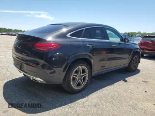 2025 Mercedes-Benz GLE 450 with VIN 4JGFD5KB9SB280918, listed as a Copart auction lot 57639525 with 7,230 mi miles and Salvage title. Bid and sale history available at DreamBid. Image 3.
