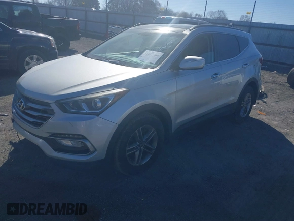 2018 Hyundai Santa Fe Sport 2.4L with VIN 5XYZU3LB8JG518668, listed as a IAAI auction lot 41673466 with 81,791 mi miles. Bid and sale history available at carsss.com. Image 20.