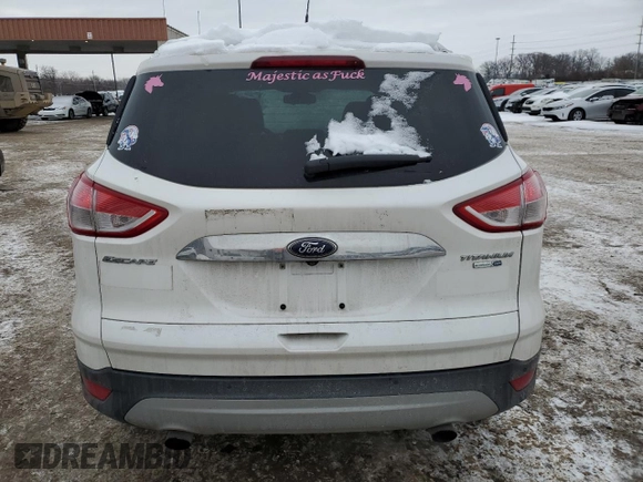 2015 Ford Escape Titanium with VIN 1FMCU9J92FUA23604, listed as a Copart auction lot 45985205 with 158,853 mi miles and Salvage Title. Bid and sale history available at carsss.com. Image 6.