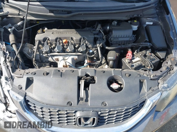 2014 Honda Civic LX with VIN 19XFB2F55EE234183, listed as a IAAI auction lot 42094263 with 148,728 mi miles. Bid and sale history available at carsss.com. Image 10.