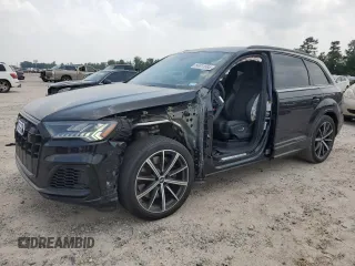 2020 Audi SQ7 z VIN WA1VWAF79LD013335, wystawiony jako Copart lot #56011584 z przebiegiem 35 173 mil mil oraz Szkoda całkowita • Salvage title. Historia ofert i sprzedaży dostępna na DreamBid. Obrazek 1.