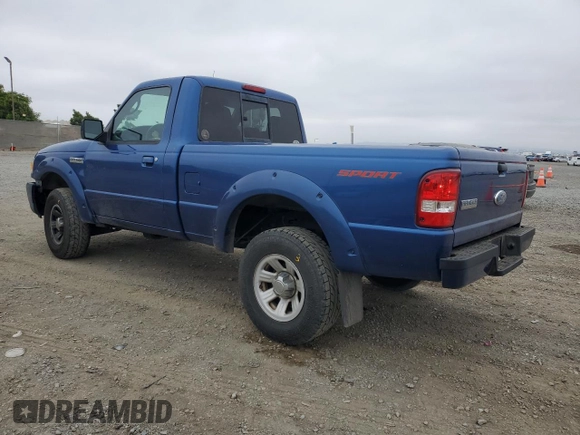 2007 Ford Ranger XL with VIN 1FTYR10U07PA58838, listed as a Copart auction lot 58838005 with 84,099 mi miles and Salvage title. Bid and sale history available at DreamBid. Image 2.