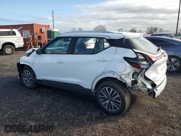 2021 Nissan Kicks SV with VIN 3N1CP5CV3ML537468, listed as a Copart auction lot 42263025 with 44,206 mi miles and Non Repairable. Bid and sale history available at DreamBid. Image 2.