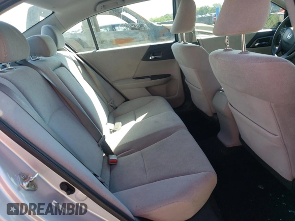 2013 Honda Accord LX z VIN 1HGCR2F39DA264948, wystawiony jako Copart lot #56367715 z przebiegiem 137 106 mil mil oraz Szkoda całkowita • Salvage title. Historia ofert i sprzedaży dostępna na DreamBid. Obrazek 10.