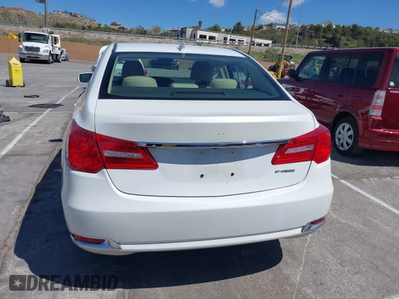 2014 Acura RLX Tech Pkg with VIN JH4KC1F51EC001557, listed as a IAAI auction lot 41937077 with 45,392 mi miles. Bid and sale history available at carsss.com. Image 16.