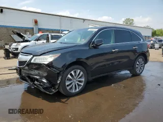 2016 Acura MDX Technology z VIN 5FRYD4H48GB057529, wystawiony jako Copart lot #59569135 z przebiegiem 112 988 mil mil oraz Szkoda całkowita • Salvage title. Historia ofert i sprzedaży dostępna na DreamBid. Obrazek 1.
