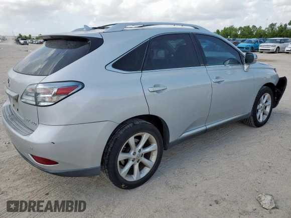 2012 Lexus RX 350 with VIN 2T2ZK1BA6CC067060, listed as a Copart auction lot 61876915 with 202,055 mi miles and Salvage title. Bid and sale history available at DreamBid. Image 3.