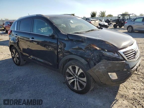 2011 Kia Sportage EX with VIN KNDPC3A26B7051908, listed as a Copart auction lot 46267685 with 230,983 mi miles and Non Repairable. Bid and sale history available at carsss.com. Image 4.