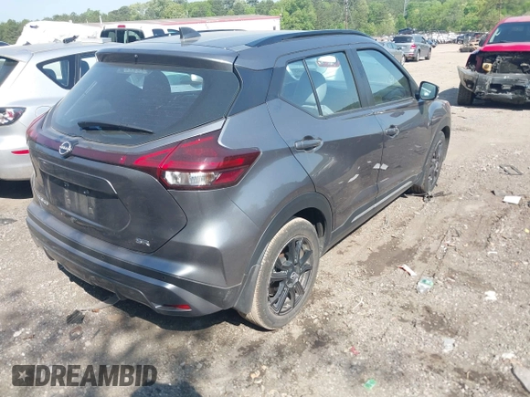 2023 Nissan Kicks SR with VIN 3N1CP5DV7PL575286, listed as a IAAI auction lot 42045803 with 39,732 mi miles and . Bid and sale history available at carsss.com. Image 4.