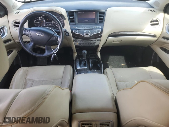 2015 Infiniti QX60 with VIN 5N1AL0MM3FC505087, listed as a Copart auction lot 57347515 with 74,352 mi miles and Salvage title. Bid and sale history available at DreamBid. Image 8.