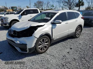 2020 Honda CR-V Touring with VIN 7FARW1H9XLE018059, listed as a Copart auction lot 43984225 with 19,419 mi miles and Salvage Title. Bid and sale history available at carsss.com. Image 1.