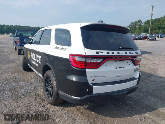 2024 Dodge Durango Special Service with VIN 1C4SDJFT2RC213662, listed as a IAAI auction lot 42074058 with 1,238 mi miles and . Bid and sale history available at DreamBid. Image 3.