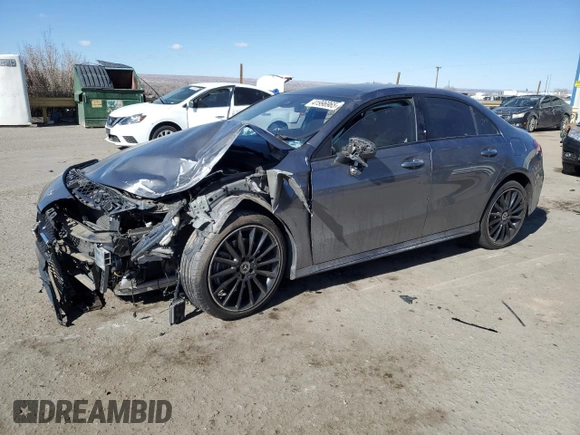 2020 Mercedes-Benz A 220 with VIN W1K3G4EB2LJ235062, listed as a Copart auction lot 41996965 with 36,675 mi miles and Salvage Title. Bid and sale history available at DreamBid. Image 1.