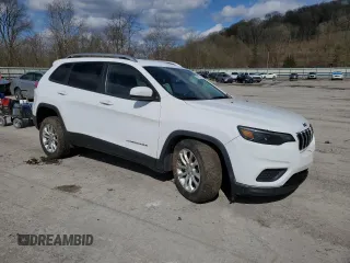 2020 Jeep Cherokee Latitude with VIN 1C4PJLCB4LD653051, listed as a Copart auction lot 53192795 with 114,449 mi miles and Salvage Title. Bid and sale history available at DreamBid. Image 4.