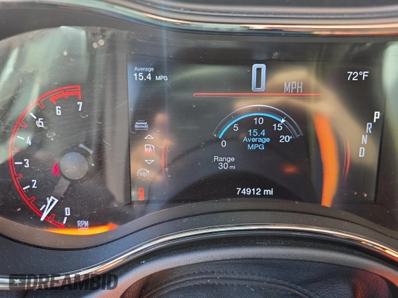 2019 Dodge Durango R/T with VIN 1C4SDHCT9KC691032, listed as a Copart auction lot 57276705 with 74,912 mi miles and Salvage title. Bid and sale history available at DreamBid. Image 8.