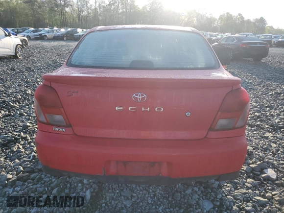2002 Toyota ECHO with VIN JTDBT123420207717, listed as a Copart auction lot 51985925 with 270,811 mi miles and Clean Title. Bid and sale history available at DreamBid. Image 6.