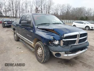 2005 Dodge Ram 2500 SLT with VIN 3D7KR28C95G742978, listed as a IAAI auction lot 41281967 with 161,544 mi miles. Bid and sale history available at carsss.com. Image 1.