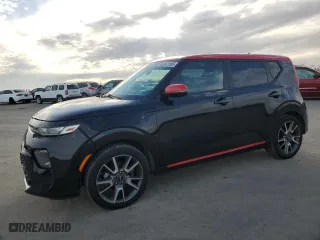 2020 Kia Soul GT-Line with VIN KNDJ63AU0L7024588, listed as a Copart auction lot 46862585 with 44,305 mi miles and Salvage Title. Bid and sale history available at carsss.com. Image 1.