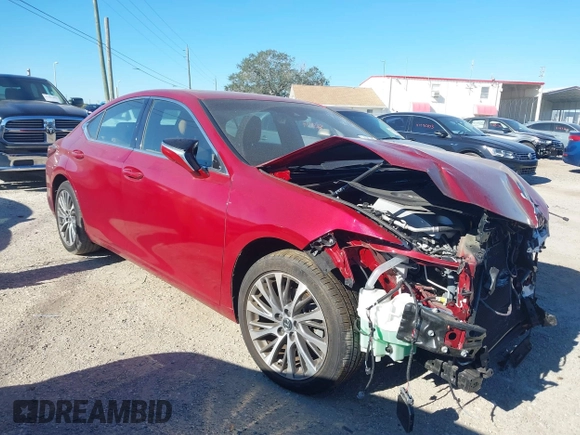 2020 Lexus ES with VIN 58ADZ1B13LU071276, listed as a IAAI auction lot 41298403 with 18,549 mi miles. Bid and sale history available at carsss.com. Image 1.