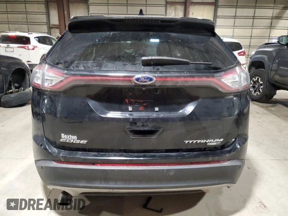 2018 Ford Edge Titanium with VIN 2FMPK4K99JBB89058, listed as a Copart auction lot 44532045 with Not Provided miles and Salvage Title. Bid and sale history available at DreamBid. Image 6.