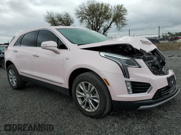 2023 Cadillac XT5 FWD Premium Luxury with VIN 1GYKNCR46PZ159140, listed as a Copart auction lot 45050085 with 28,231 mi miles and Non Repairable. Bid and sale history available at carsss.com. Image 4.