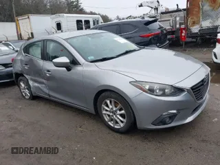 2015 Mazda 3 i Touring with VIN JM1BM1L73F1245180, listed as a IAAI auction lot 41723726 with 139,321 mi miles. Bid and sale history available at carsss.com. Image 1.