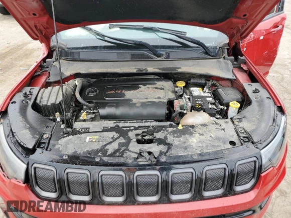 2022 Jeep Compass (RED) Edition с VIN 3C4NJDCB7NT211830, выставлен на аукционе Copart как лот 50802355 с пробегом 63 090 миль миль и На запчасти • Non repairable. История ставок и продаж доступна на DreamBid. Изображение 12.