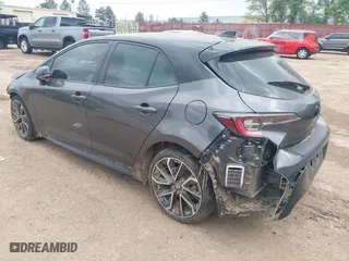 2021 Toyota Corolla Hatchback XSE with VIN JTNC4MBE0M3117174, listed as a IAAI auction lot 41885744 with 58,418 mi miles. Bid and sale history available at carsss.com. Image 3.