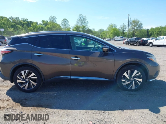 2015 Nissan Murano SL with VIN 5N1AZ2MH7FN271151, listed as a IAAI auction lot 42227107 with 94,211 mi miles and . Bid and sale history available at DreamBid. Image 13.