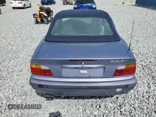1997 BMW 3-Series 328IC with VIN WBABK832XVET96413, listed as a Copart auction lot 47806025 with 66,051 mi miles and Salvage Title. Bid and sale history available at carsss.com. Image 6.