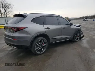 2022 Acura MDX Type S w/Advance Package with VIN 5J8YD8H85NL003306, listed as a Copart auction lot 52818675 with 60,164 mi miles and Salvage Title. Bid and sale history available at carsss.com. Image 3.