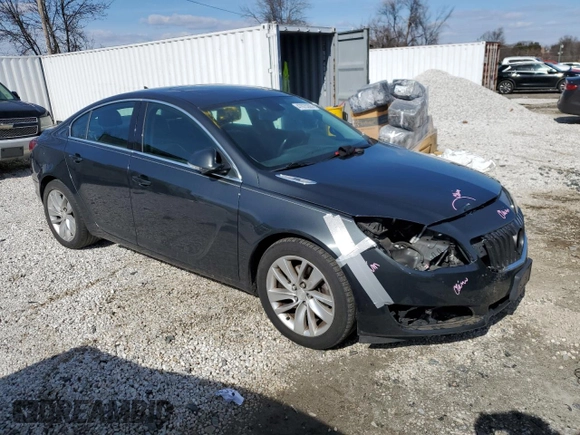 2014 Buick Regal with VIN 2G4GK5EX8E9258920, listed as a Copart auction lot 47075305 with 135,547 mi miles and Salvage Title. Bid and sale history available at carsss.com. Image 4.