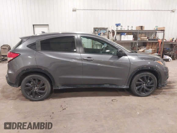 2022 Honda HR-V Sport with VIN 3CZRU6H13NM764581, listed as a IAAI auction lot 41206113 with 28,435 mi miles. Bid and sale history available at carsss.com. Image 13.