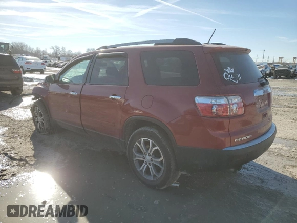 2012 GMC Acadia SL with VIN 1GKKRNED1CJ412373, listed as a Copart auction lot 41988255 with 148,608 mi miles and Salvage Title. Bid and sale history available at carsss.com. Image 2.