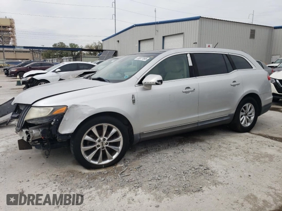 2010 Lincoln MKT EcoBoost with VIN 2LMHJ5AT2ABJ04737, listed as a Copart auction lot 50027895 with 176,887 mi miles and Salvage Title. Bid and sale history available at DreamBid. Image 1.