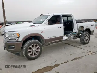 2020 Ram 2500 Laramie Longhorn with VIN 3C6UR5GL4LG148857, listed as a Copart auction lot 47306335 with 103,869 mi miles and Salvage title. Bid and sale history available at DreamBid. Image 1.