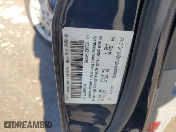 2005 Chrysler 300 300 z VIN 2C3JA43R15H636551, wystawiony jako Copart lot #42165655 z przebiegiem Nie podano mil oraz Nie do naprawy • Non repairable. Historia ofert i sprzedaży dostępna na DreamBid. Obrazek 12.