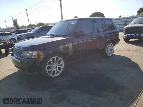 2010 Land Rover Range Rover HSE z VIN SALME1D48AA317504, wystawiony jako Copart lot #86007894 z przebiegiem 116 775 mil mil oraz Czysty tytuł • Clean title. Historia ofert i sprzedaży dostępna na DreamBid. Obrazek 1.