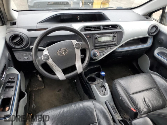 2012 Toyota Prius One with VIN JTDKDTB34C1025133, listed as a Copart auction lot 55520635 with Not Provided miles and Salvage Title. Bid and sale history available at DreamBid. Image 8.
