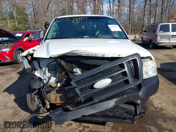 2006 Ford F-150 XL with VIN 1FTRF14W36NA60327, listed as a IAAI auction lot 41389877 with 1 mi miles. Bid and sale history available at carsss.com. Image 11.