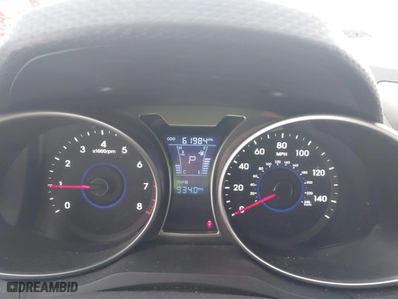 2014 Hyundai Veloster with VIN KMHTC6AD8EU214612, listed as a IAAI auction lot 41258820 with 61,984 mi miles. Bid and sale history available at carsss.com. Image 7.
