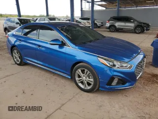 2018 Hyundai Sonata Sport with VIN 5NPE34AFXJH639031, listed as a Copart auction lot 53173295 with 39,727 mi miles and Salvage Title. Bid and sale history available at DreamBid. Image 4.