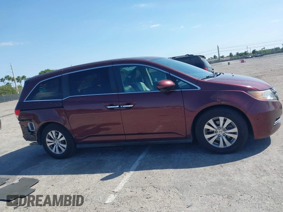 2016 Honda Odyssey EX-L with VIN 5FNRL5H66GB103391, listed as a IAAI auction lot 41824067 with 68,672 mi miles and . Bid and sale history available at DreamBid. Image 13.